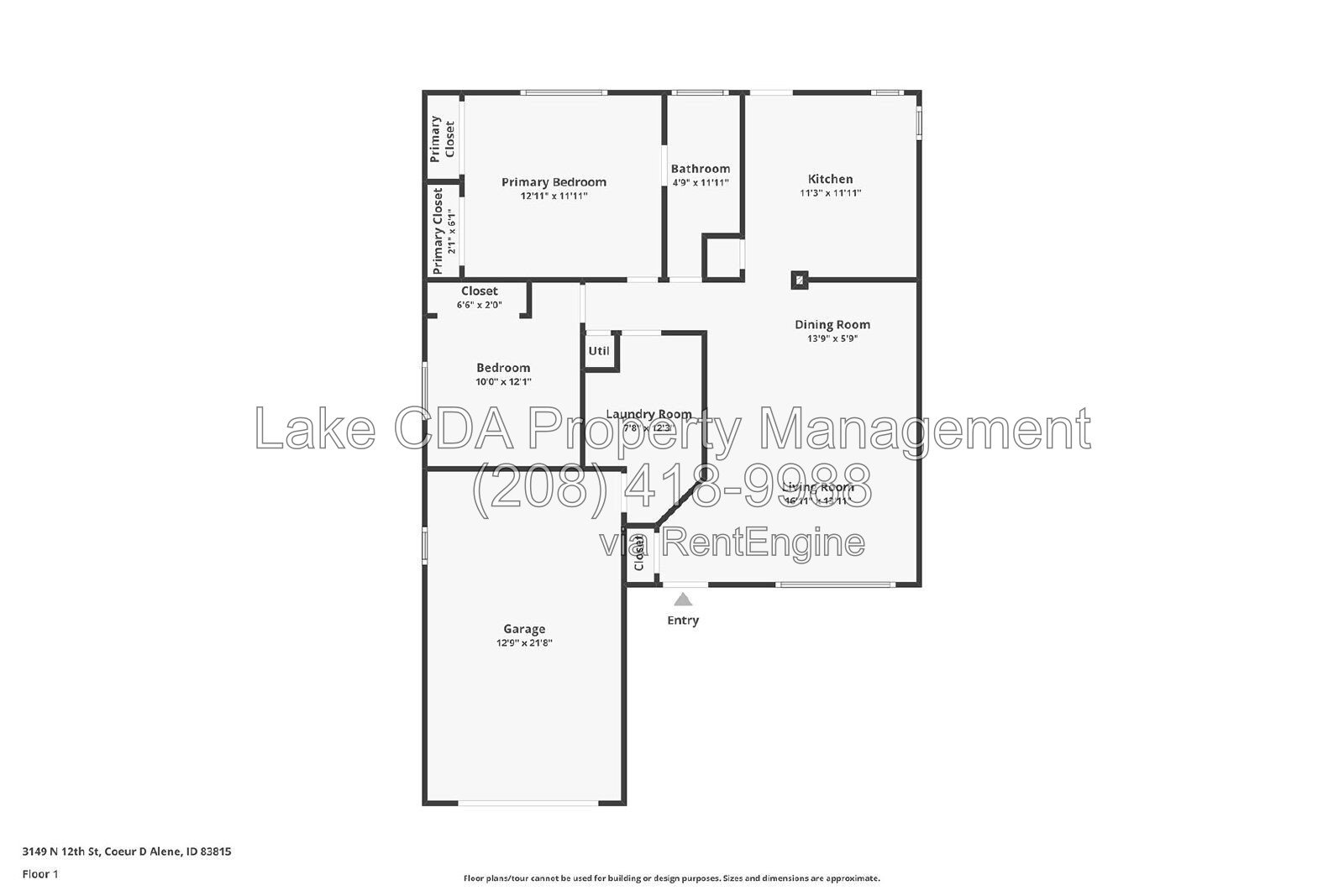 2 Bedroom 1 Bathroom House with Garage in CDA! property image